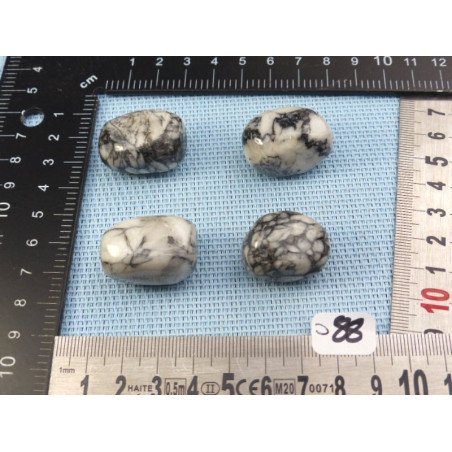 Pinolite Lot de 4 Pierres Roulées 76g | Minéraux Paubrasil