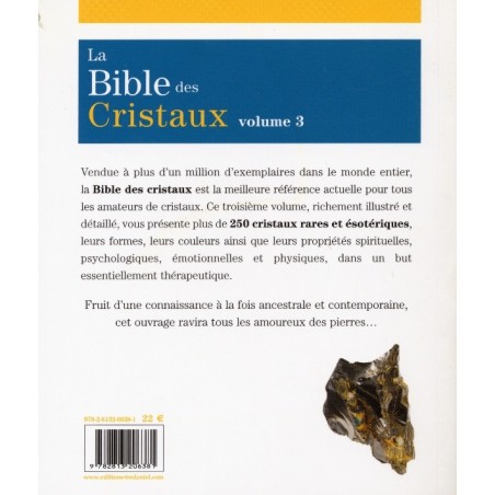 La Bible des Cristaux Tome 3 de Judy Hall
