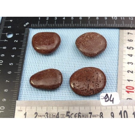 Margarita - Oolite Lot de 4 Pierres Plates 60g | Minéraux Paubrasil