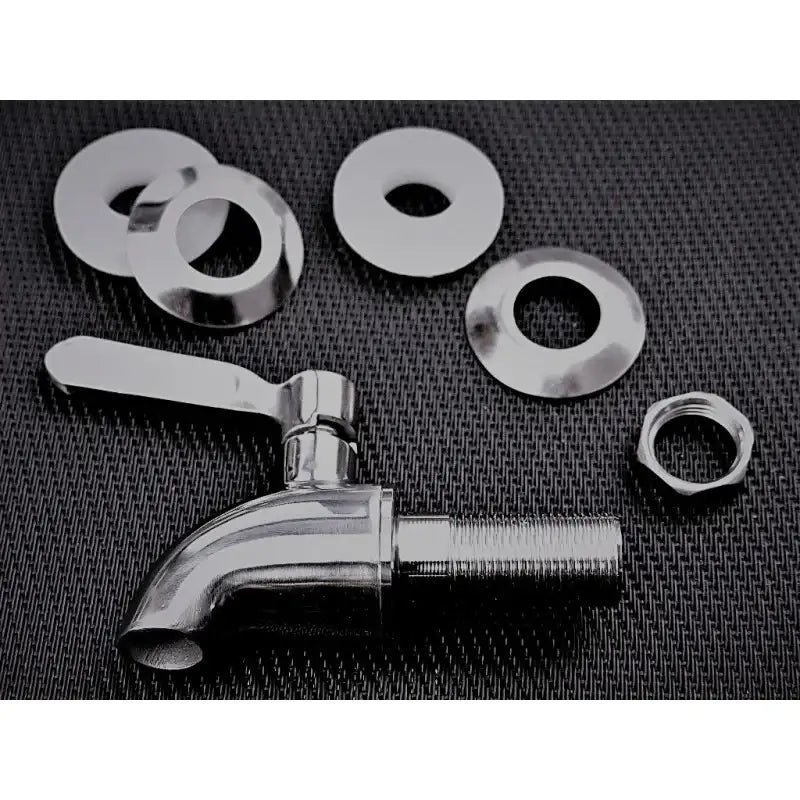 Robinet en inox pour fontaine filtrante stéfani en terre cuite