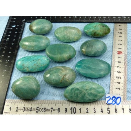 Amazonite Galet Poli à l unité de 42 à 48 gr | Minéraux Paubrasil