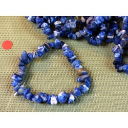 Bracelet baroque en Sodalite ou Ackmanite