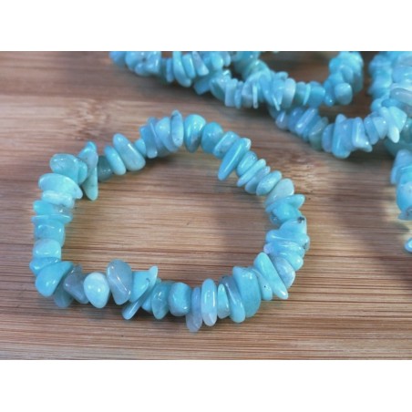 Bracelet baroque XL en Amazonite Extra du Brésil Bracelet baroque XL en Amazonite Extra du Brésil