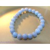 Bracelet Angelite perles de 8mm