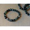 Bracelet Agate Mousse en pierres roulées
