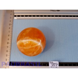 Sphère Calcite Orange extra  Mexique 348g 63mm dia Q Extra