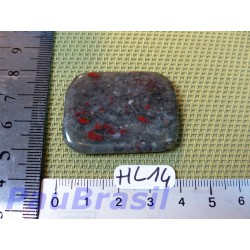 Jaspe volcanique pierre plate fine de 12g 