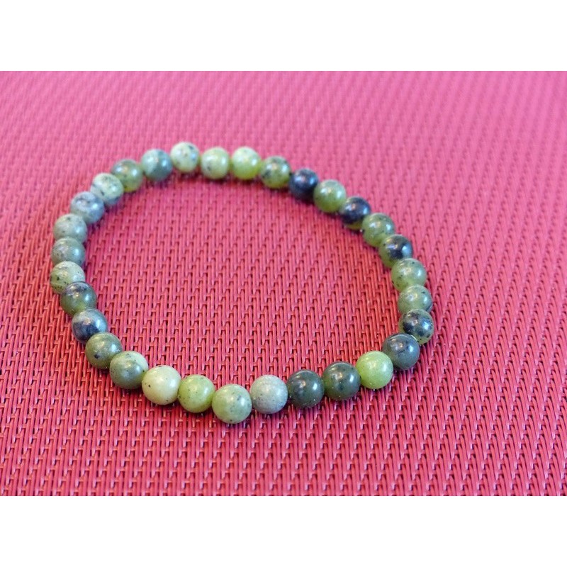 Bracelet Jade Néphrite en perles de 6mm