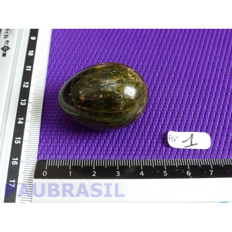 Oeuf en Apatite Verte Brésil 53g Rare
