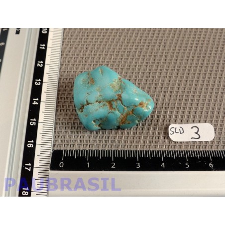 10 grammes 1.5 à 3 cm Pierres roulées turquoise sleeping beauty 