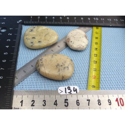 Opale à Dendrites Lot de 3 Pierres Plates 39g | Minéraux Paubrasil