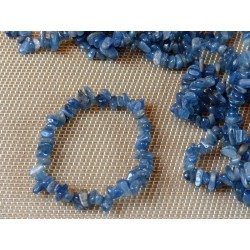 Bracelet baroque en Disthene Cyanite bleue Q Extra