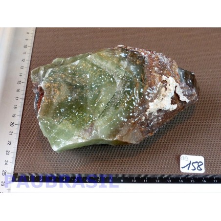 Calcite Verte en Pierre Brute 1300g Q Extra