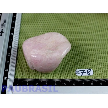 Morganite (béryl rose) pierre roulée de 98g .