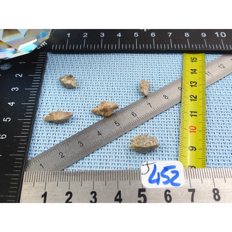 Anatase Lot de 5 Pierres Brutes 3gr10 | Minéraux Paubrasil