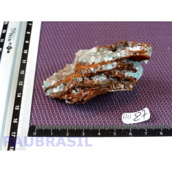 Aurichalcite brute de 88 gr du Mexique .