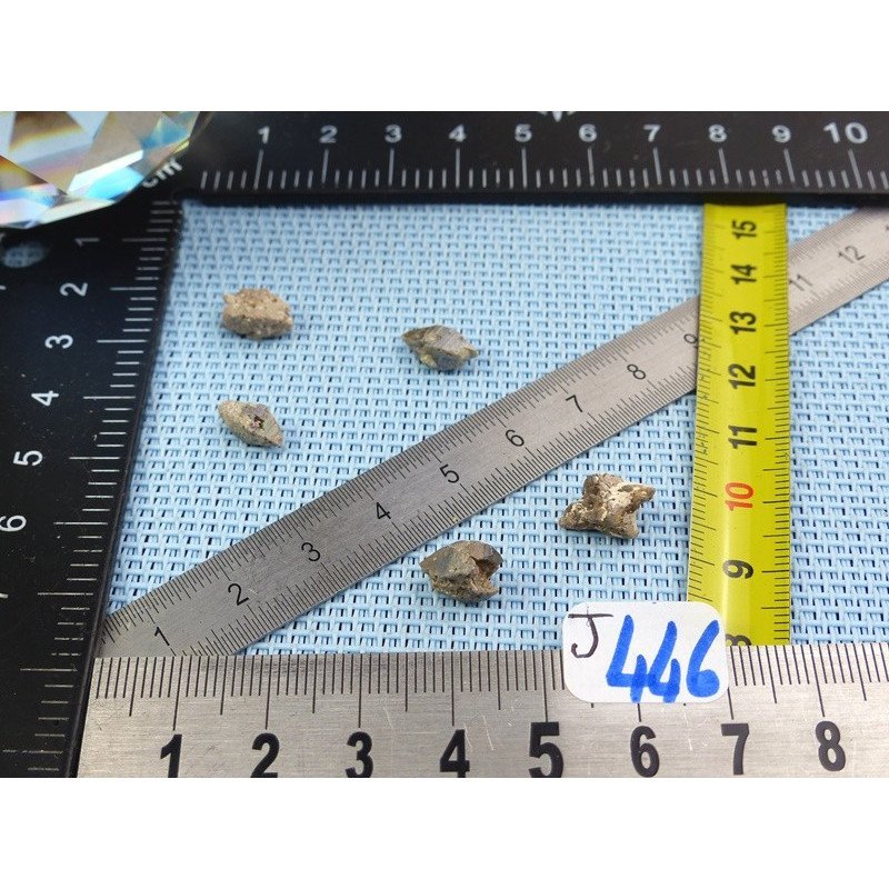 Anatase Lot de 5 Pierres Brutes 2gr70 | Minéraux Paubrasil