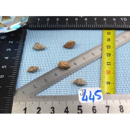 Anatase Lot de 5 Pierres Brutes 2gr50 | Minéraux Paubrasil