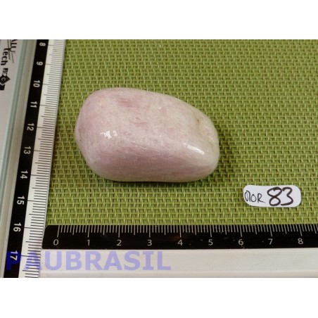 Morganite (béryl rose) pierre roulée de 57g .