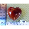 Coeur en Cornaline naturelle Q Extra 65g Madagascar .