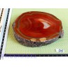 Tranche épaisse d agate teintée de 668 gr .