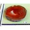 Tranche épaisse d agate teintée de 668 gr .