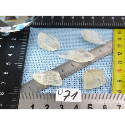 Petalite Lot de 5 Pierres Semi Roulées 16g | Minéraux Paubrasil