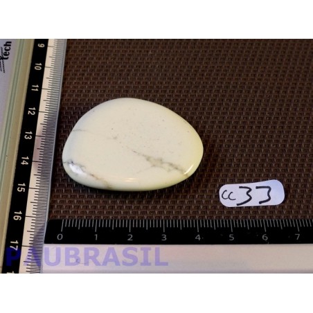 Chrysoprase Citron en  pierre plate de 25 g .