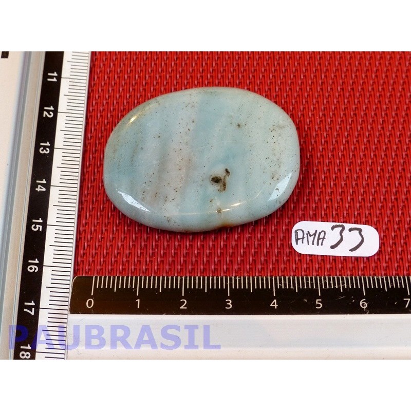 Amazonite Bresil Pierre Plate 25gr .