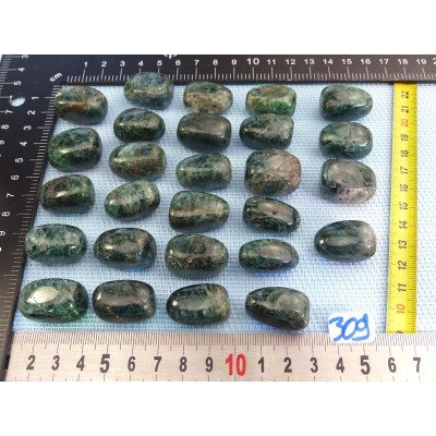 Apatite Bleue Q Extra Pierre Roulée à l unité de 13 à 16 gr | Minéraux Paubrasil