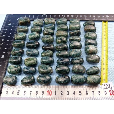 Apatite Bleue Q Extra Pierre Roulée à l unité de 12 à 15 gr | Minéraux Paubrasil