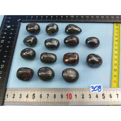 Magnetite Pierre Roulée à l unité de 22 à 26 gr | Minéraux Paubrasil