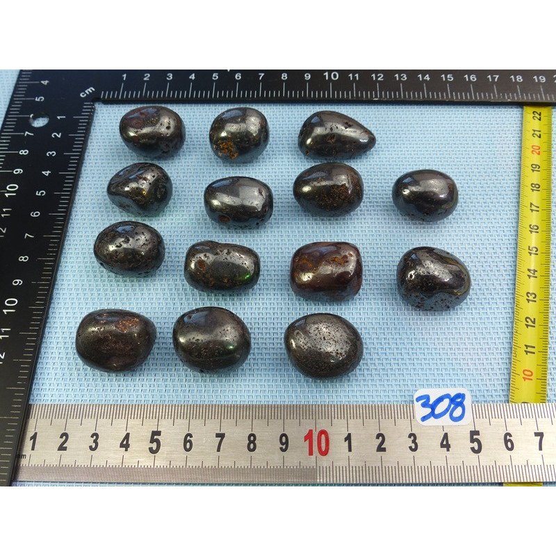 Magnetite Pierre Roulée à l unité de 22 à 26 gr | Minéraux Paubrasil