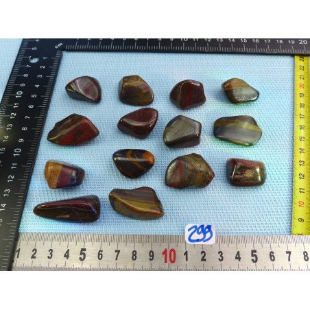 Oeil de Fer Pierre Roulée à l unité de 12 à 16 gr | Minéraux Paubrasil