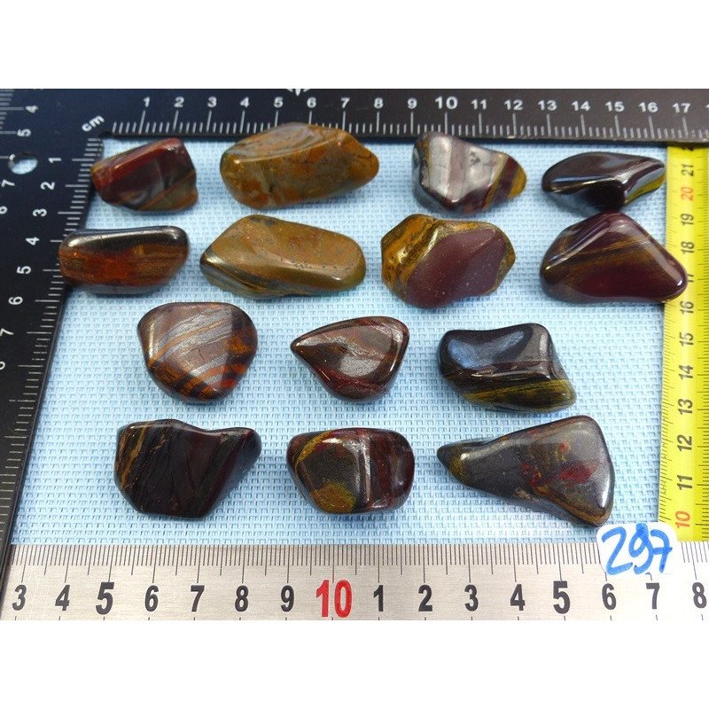 Oeil de Fer Pierre Roulée à l unité de 20 à 24 gr | Minéraux Paubrasil