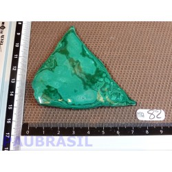 Malachite plaquette une face polie 43g Q Extra