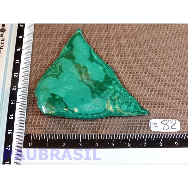 Malachite plaquette une face polie 43g Q Extra