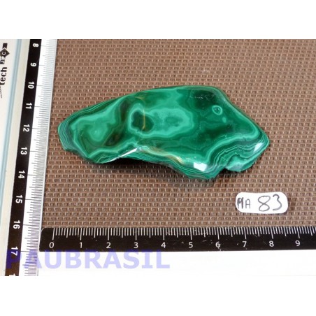 Malachite plaquette une face polie 45g Q Extra