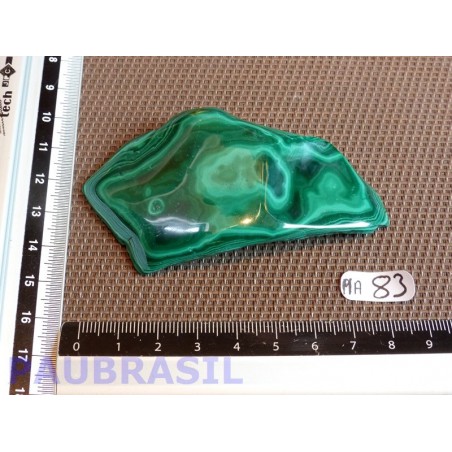 Malachite plaquette une face polie 45g Q Extra