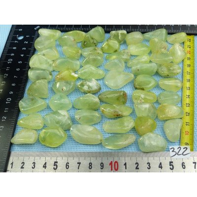Prehnite Q Extra Pierre Roulée à l unité de 6 à 9 gr | Minéraux Paubrasil