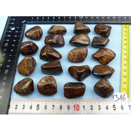 Bronzite Pierre Roulée à l unité de 20 à 25 gr | Minéraux Paubrasil