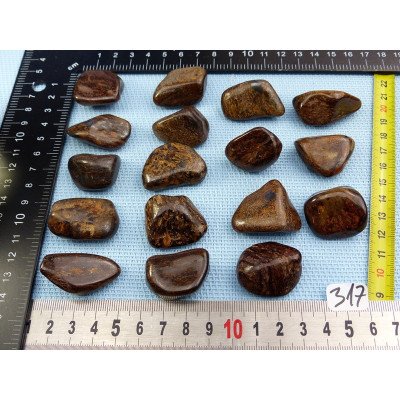 Bronzite Pierre Roulée à l unité de 16 à 20 gr | Minéraux Paubrasil
