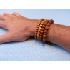 Lot de 4 bracelets en BOIS