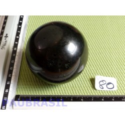 Sphère en Tourmaline Noire Inde 340gr 61mm diamètre qualité moyenne