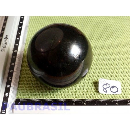 Sphère en Tourmaline Noire Inde 340gr 61mm diamètre qualité moyenne