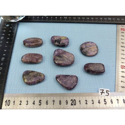 Charoite de Russie Pierre Plate à l unité de 30 à 40 mm | Minéraux Paubrasil