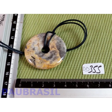Pi Donut Agate Crazy Lace 4cm Pi Donut Agate Crazy Lace 4cm