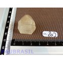 Pointe Quartz à inclusions de rutile Q Extra Minas Gerais Brésil 14gr70