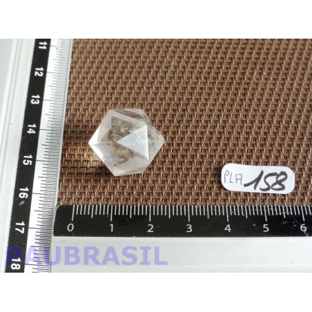 Icosaèdre en Cristal de Roche Brésil 16mm diamètre 7gr50 Icosaèdre en Cristal de Roche Brésil 16mm diamètre 7gr50