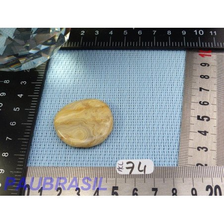 Agate Crazy Lace en pierre plate fine de 12gr Q Extra